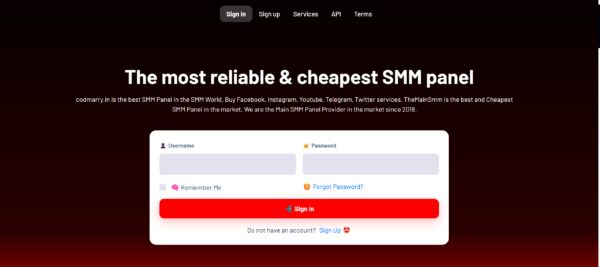 Black Eternity SMM Panel Script – Free Download | Best Free SMM Panel PHP Script